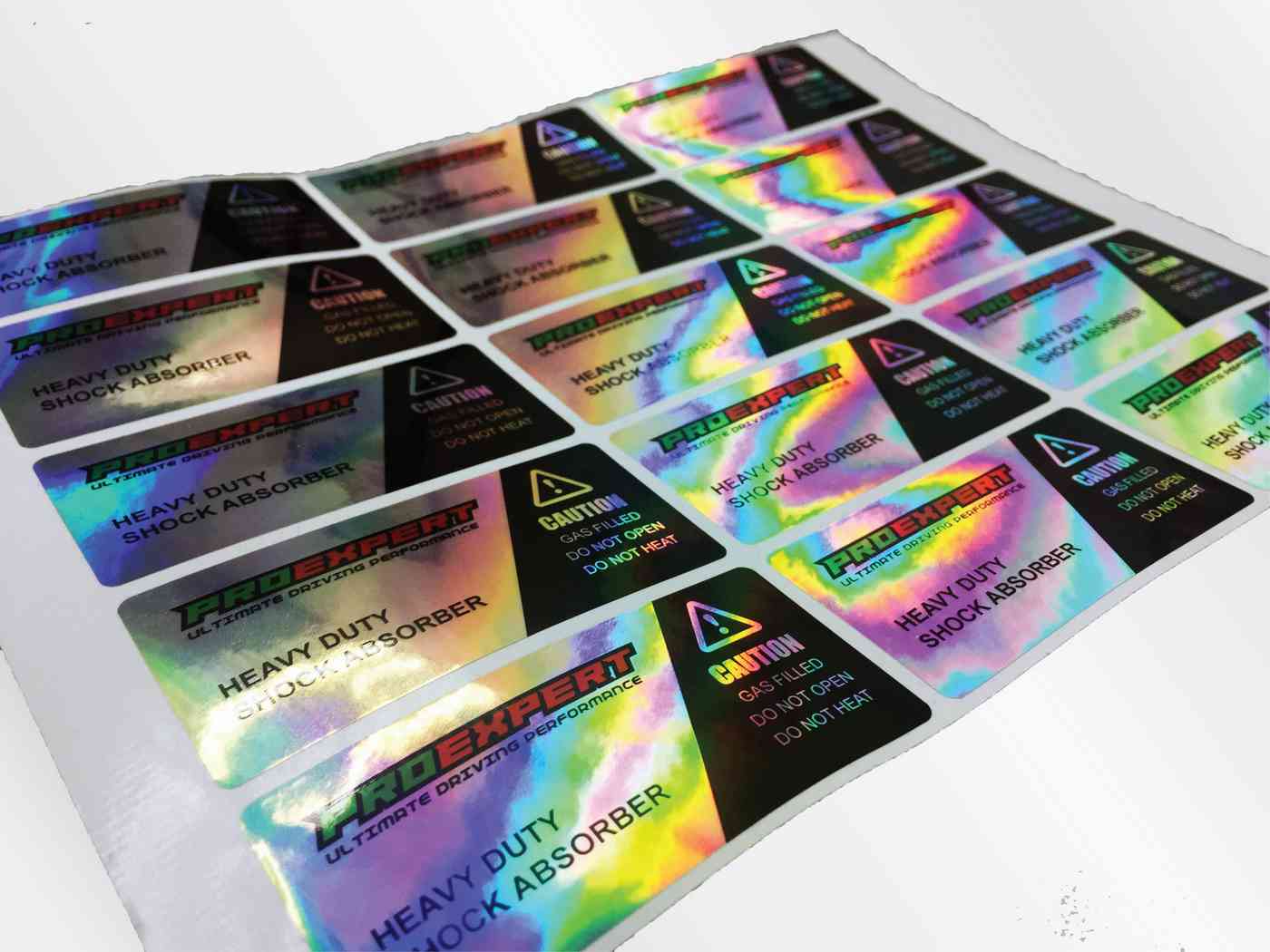 Holographic Stickers Printing